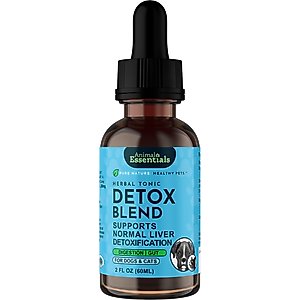 Animal Essentials Detox Blend Liver Support Dog & Cat Supplement, 2-fl oz bottle
