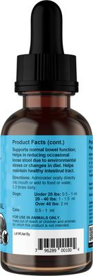 Show full view: Animal Essentials Colon Rescue Herbal GI Support Dog & Cat Supplement, 1-fl oz bottle slide 4 of 5