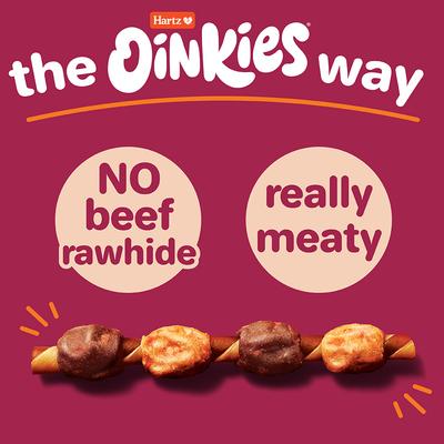 Show full view: Hartz Oinkies Hearty Kabobs with 100% Real Chicken & Duck Carrot & Sweet Potato Rawhide-Free Natural Dog Treats, 6 count slide 5 of 12