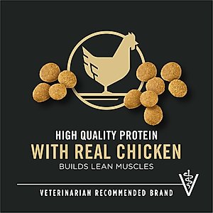 Purina Pro Plan High Protein Chicken & Rice Formula Large Breed Dry Puppy Food, 34-lb bag