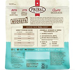 Primal Chicken & Salmon Formula Nuggets Grain-Free Raw Freeze-Dried Cat Food, 14-oz bag slide 2 of 9