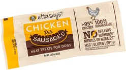 Etta Says! Chicken Deli Sausages Human Grade Jerky Dog Treats, 1 count