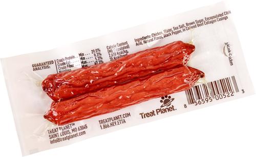 Show full view: Etta Says! Chicken Deli Sausages Human Grade Jerky Dog Treats, 1 count slide 3 of 10