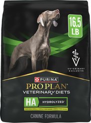 Purina Pro Plan Veterinary Diets HA Hydrolyzed Vegetarian Dry Dog Food, 16.5-lb bag