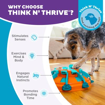 Show full view: Nina Ottosson by Outward Hound Tower of Treats Dog Treat Puzzle, Orange slide 6 of 8