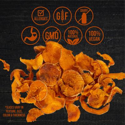 Show full view: Wholesome Pride Pet Treats Pumpkin Slices Dehydrated Dog Treats, 5-oz bag slide 6 of 11