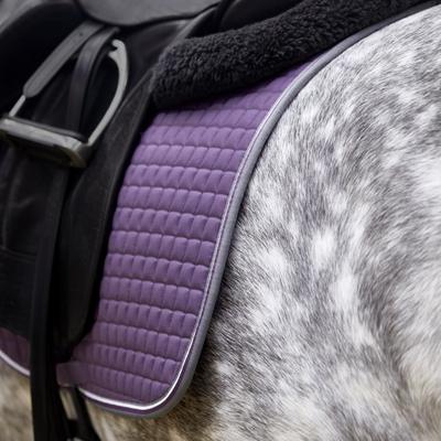 Show full view: Horze Adepto All Purpose Saddle Pad, Blackcurrant Purple, Horse slide 5 of 7