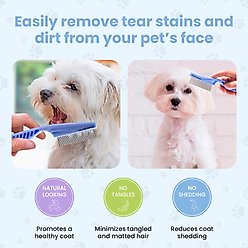 We Love Doodles Face & Flea Dog Comb, 2 pack slide 2 of 5