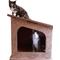 Show in main carousel: PetPro Modern Indoor Corrugated Cardboard Cat House slide 6 of 9