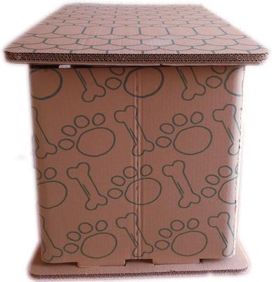 Show full view: PetPro Modern Indoor Corrugated Cardboard Cat House slide 4 of 9