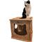 Show in main carousel: PetPro Indoor Corrugated Cardboard Cat House with Scratcher slide 1 of 9