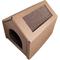 Show in main carousel: PetPro Indoor Corrugated Cardboard Cat House, Large slide 4 of 9