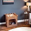 Show in main carousel: PetPro Castle Indoor Corrugated Cardboard Cat House slide 7 of 7