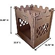 Show in main carousel: PetPro Castle Indoor Corrugated Cardboard Cat House slide 5 of 7