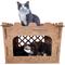 Show in main carousel: PetPro Castle Indoor Corrugated Cardboard Cat House slide 3 of 8