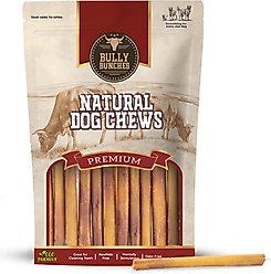 Bully Bunches 6-inch Standard Bully Sticks Dog Treats, 20 count