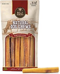 Bully Bunches 6-inch Thick Bully Sticks Dog Treats, 10 count