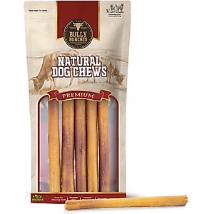 Bully Bunches 6-inch Standard Bully Sticks Dog Treats, 5 count