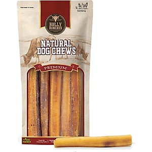 Bully Bunches 6-inch Thick Bully Sticks Dog Treats, 5 count