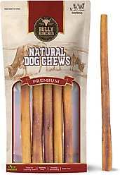 Bully Bunches 12-inch Standard Bully Sticks Dog Treats, 5 count