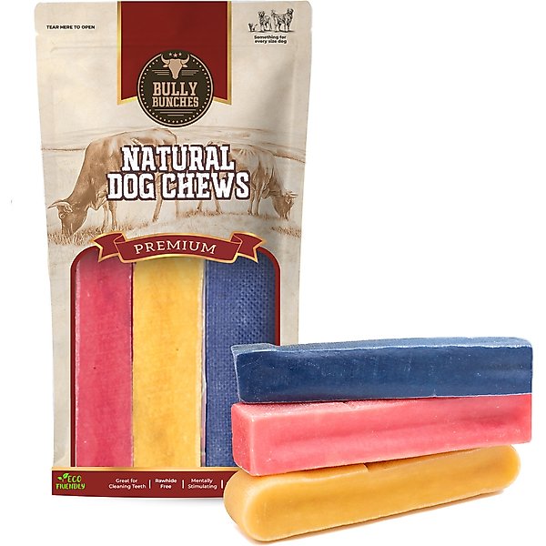 Bully Bunches Flavor Variety Pack Himalayan Yak Chew Dog Treats, Medium, 3 count