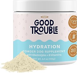 Good Trouble Hydration Powder + Electrolyes Powder Supplement for Dogs, 3.7-oz tub