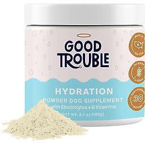 Good Trouble Hydration Powder + Electrolyes Powder Supplement for Dogs, 3.7-oz tub