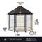 Show in main carousel: Win World Pet Gazebo Dog & Cat Kennel, Black, 5-ft slide 4 of 10