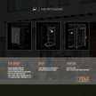 Show in main carousel: Win World Pet Gazebo Dog & Cat Kennel, Black, 4-ft slide 8 of 9