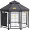 Show in main carousel: Win World Pet Gazebo Dog & Cat Kennel, Black, 4-ft slide 1 of 9