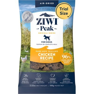 ZIWI ZIWI Peak Chicken Grain-Free Air-Dried Dog Food, 3.5-oz pouch