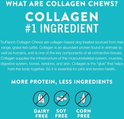 TruRanch Peanut Butter Collagen Roll Hard Chew Dog Treats, 6-in, 30 count slide 2 of 4