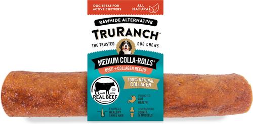 Show full view: TruRanch Beef Collagen Roll Hard Chew Dog Treats, 6-in, 30 count slide 3 of 5