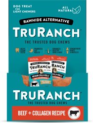 TruRanch Beef Collagen Roll Hard Chew Dog Treats, 6-in, 30 count