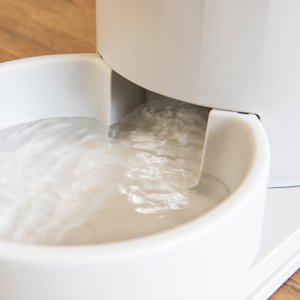 HANAMYA Gravity Refill Dog & Cat Waterer, Light Gray, 11.4-liter