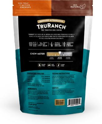 Show full view: TruRanch Chicken & Bully Collagen Roll Hard Chew Dog Treats, 8 count slide 3 of 6