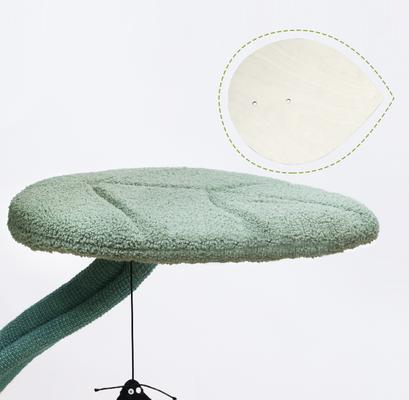 Show full view: Happy & Polly Tulip Design 47.8-in Fleece Large Cat Tree, Yellow slide 3 of 7