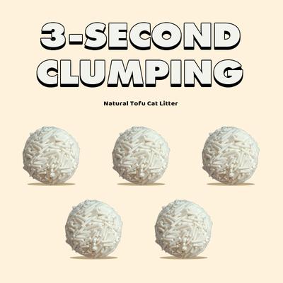 Show full view: Happy & Polly Natural Tofu Clumping Cat Litter, 5.5-lb bag, 4 count slide 7 of 11