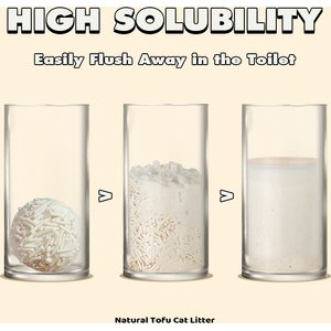 Happy & Polly Natural Tofu Clumping Cat Litter, 20-lb bucket