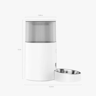 Show full view: Pet Marvel Smart Mini Automatic Cat Feeder, White, Small: 10-cup slide 5 of 6