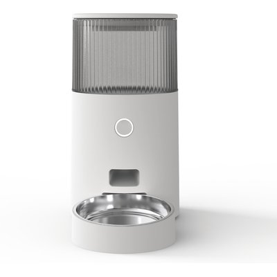 Pet Marvel Pet Marvel Smart Mini Automatic Cat Feeder, White, Small: 10-cup