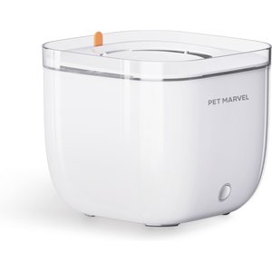 Pet Marvel Light Automatic Stainless Steel Dog & Cat Water Fountain, 2-l
