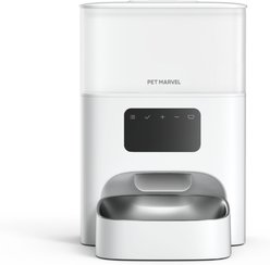 Pet Marvel M2 Scheduled Automatic Cat Feeder, White, Small: 19-cup