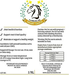 Smart Earth Camelina Oil Comprehensive Horse Supplement, 1-gal slide 2 of 2