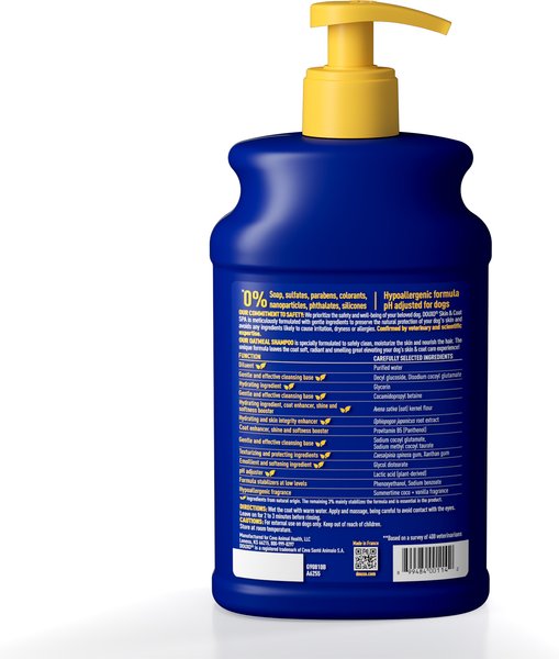 Show full view: Douxo Skin & Coat SPA UltraSafe Oatmeal Dog Shampoo, 16-fl oz bottle slide 2 of 10