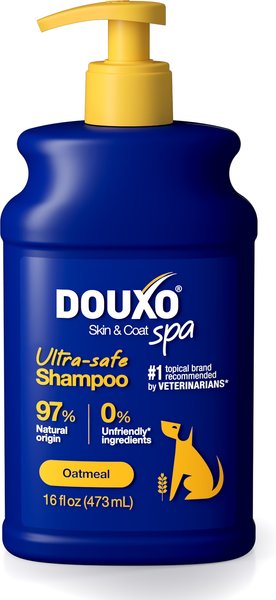 Show full view: Douxo Skin & Coat SPA UltraSafe Oatmeal Dog Shampoo, 16-fl oz bottle slide 1 of 10