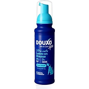 Douxo Skin & Coat SPA Ultra-Safe Quick Refresh Leave-on Mousse for Dogs, 10-fl oz bottle