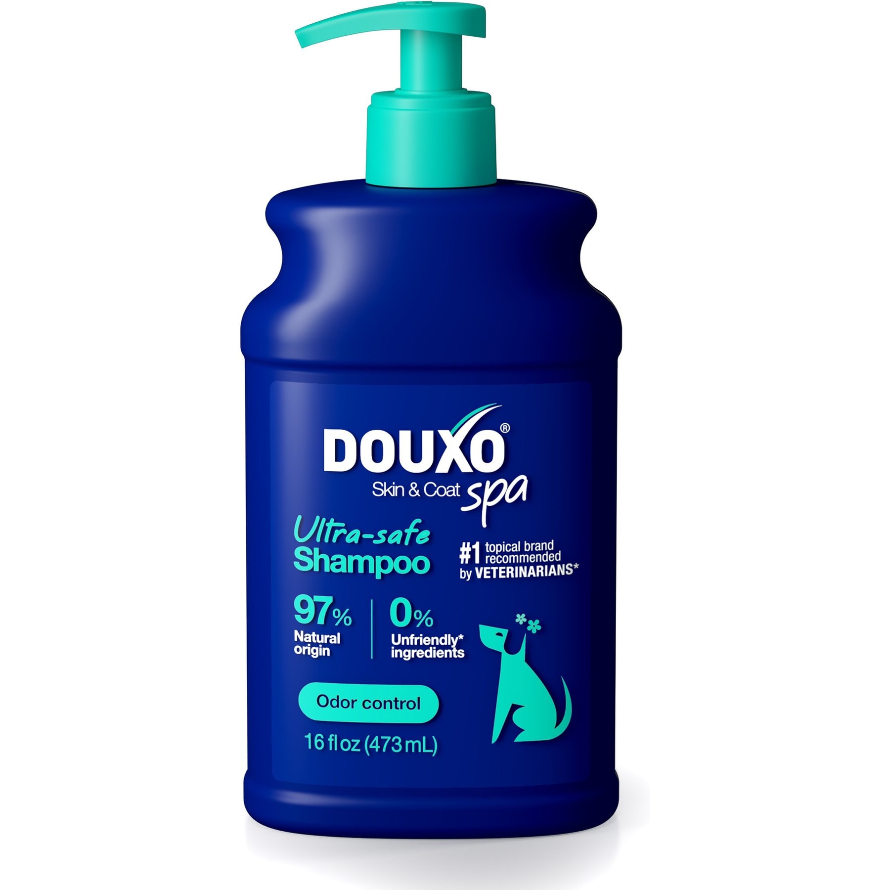 Douxo Spa Skin & Coat UltraSafe Odor Control Dog Shampoo, 16-fl oz bottle