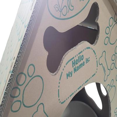 Show full view: PetPro Indoor Corrugated Cardboard Dog & Cat House, Large slide 5 of 7