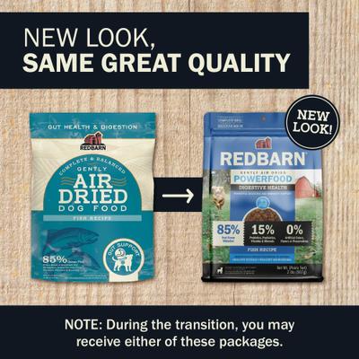 Show full view: Redbarn Powerfood Digestive Health Fish Gently Air Dried Dog Food, 32-oz bag slide 3 of 12